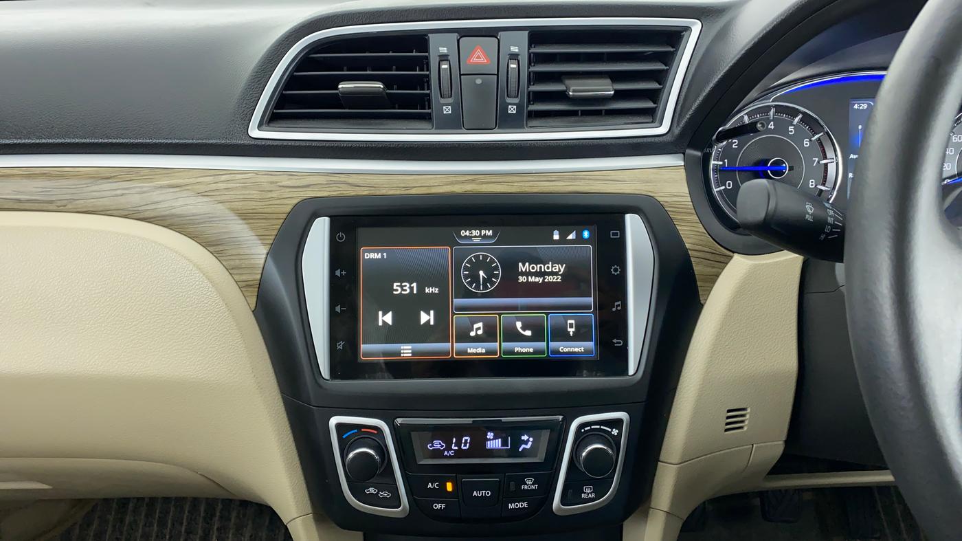 2021 Maruti Ciaz ALPHA 1.5 MT VTVT SHVS, Petrol, Manual, 5,206 km, Air Conditioner