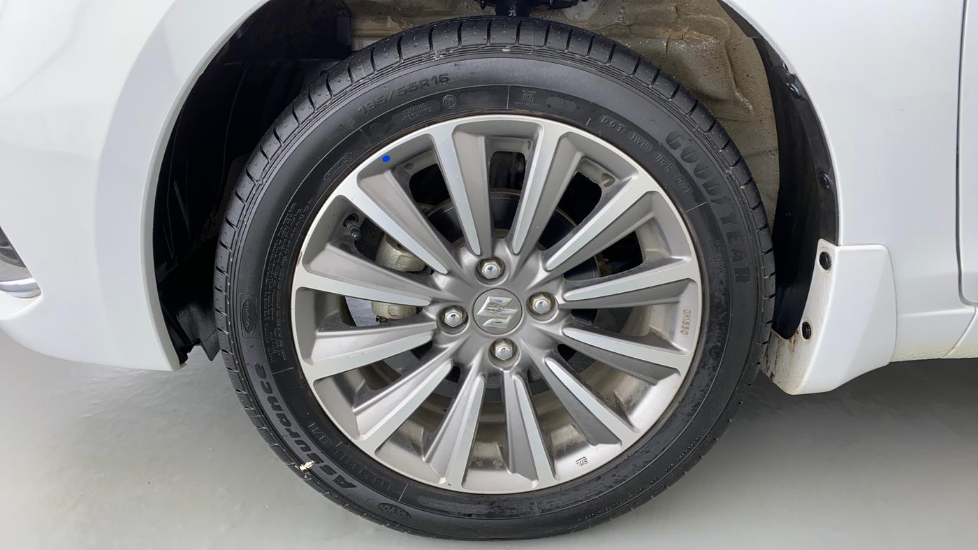 2021 Maruti Ciaz ALPHA 1.5 MT VTVT SHVS, Petrol, Manual, 5,206 km, Left Front Wheel