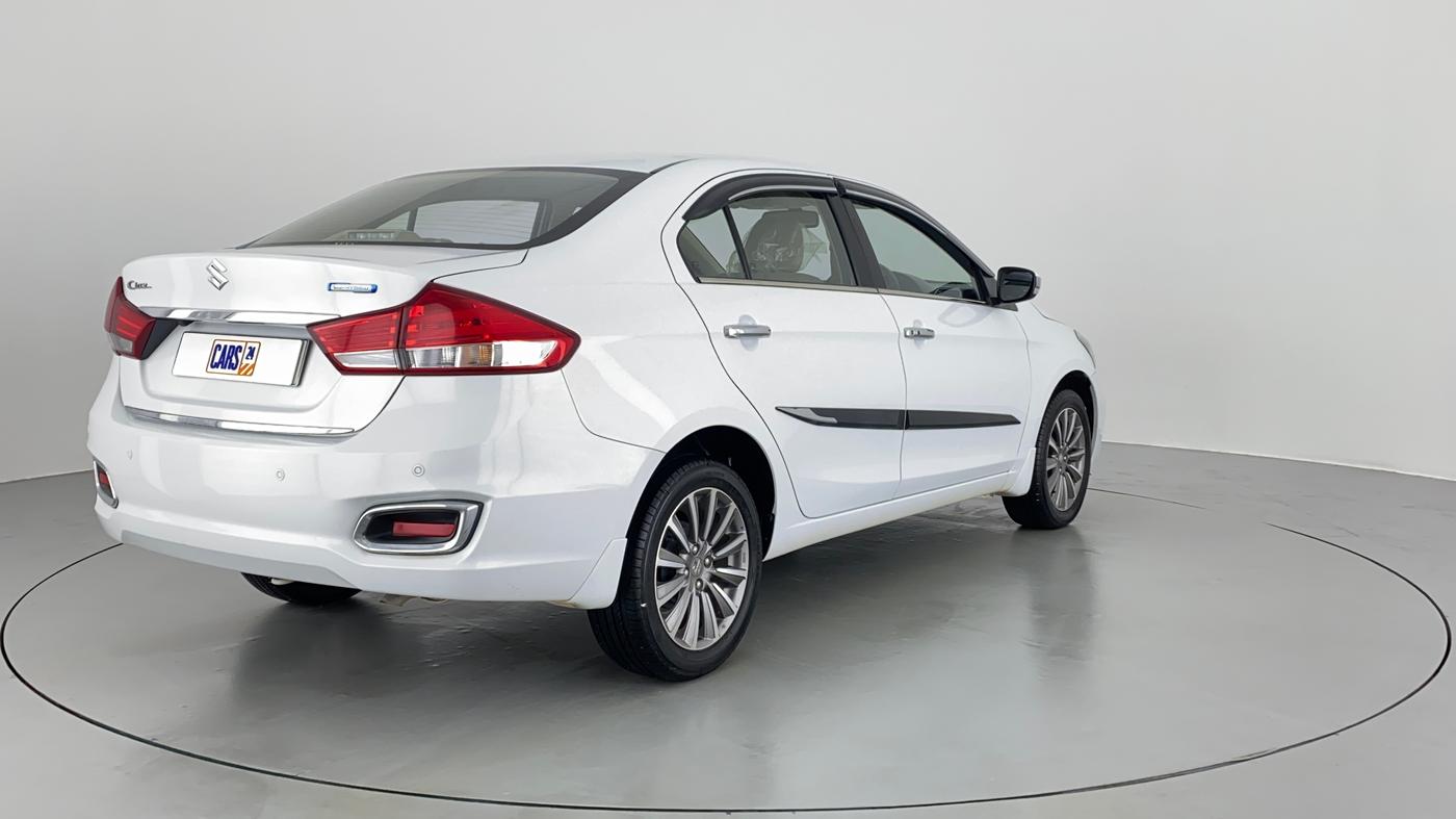 2021 Maruti Ciaz ALPHA 1.5 MT VTVT SHVS, Petrol, Manual, 5,206 km, Right Back Diagonal
