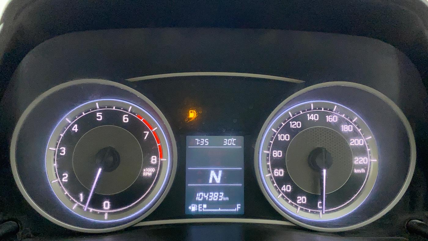 2017 Maruti Dzire ZXI AMT, Petrol, Automatic, 1,04,380 km, Odometer Image
