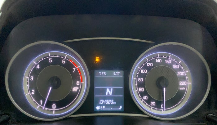 2017 Maruti Dzire ZXI AMT, Petrol, Automatic, 1,04,380 km, Odometer Image