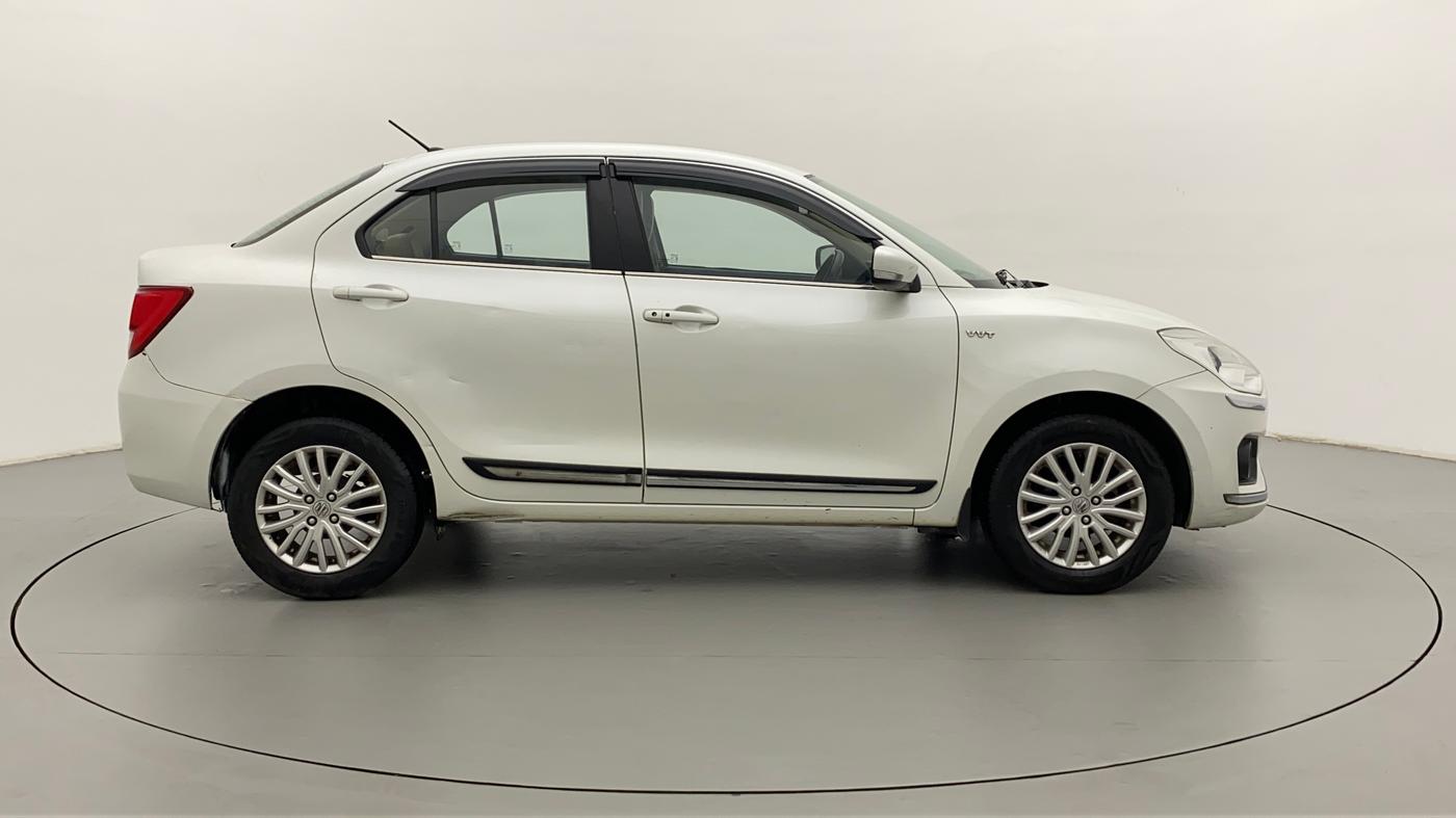 2017 Maruti Dzire ZXI AMT, Petrol, Automatic, 1,04,380 km, Right Side View