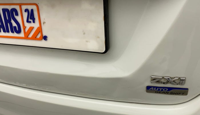 2017 Maruti Dzire ZXI AMT, Petrol, Automatic, 1,04,380 km, Dicky (Boot door) - Slightly dented