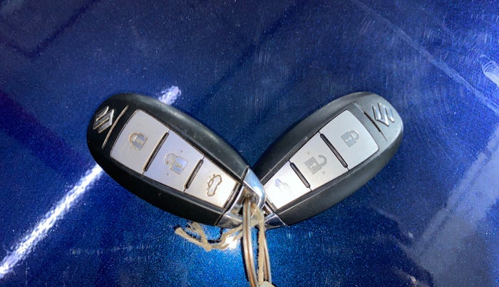 2022 Maruti Ciaz ZETA AT 1.5  SHVS PETROL, Petrol, Automatic, 46,388 km, Key Close Up