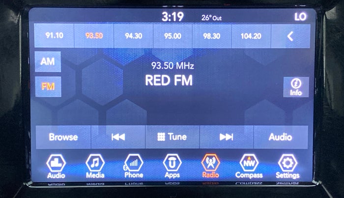 2019 Jeep Compass LIMITED 1.4 AT, Petrol, Automatic, 23,519 km, Infotainment System