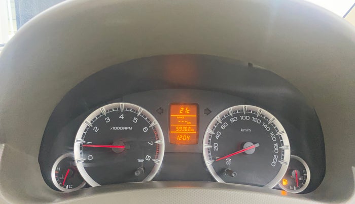 2012 Maruti Ertiga ZXI, Petrol, Manual, 59,356 km, Odometer Image