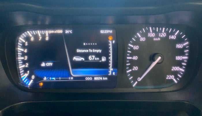 2020 Tata ALTROZ XZ PETROL, CNG, Manual, 80,571 km, Odometer Image