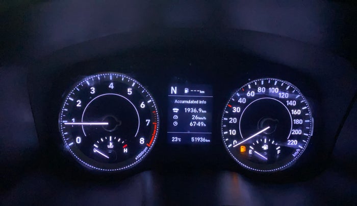 2021 Hyundai VENUE SX 1.0 TURBO IMT, Petrol, Manual, 51,970 km, Odometer Image