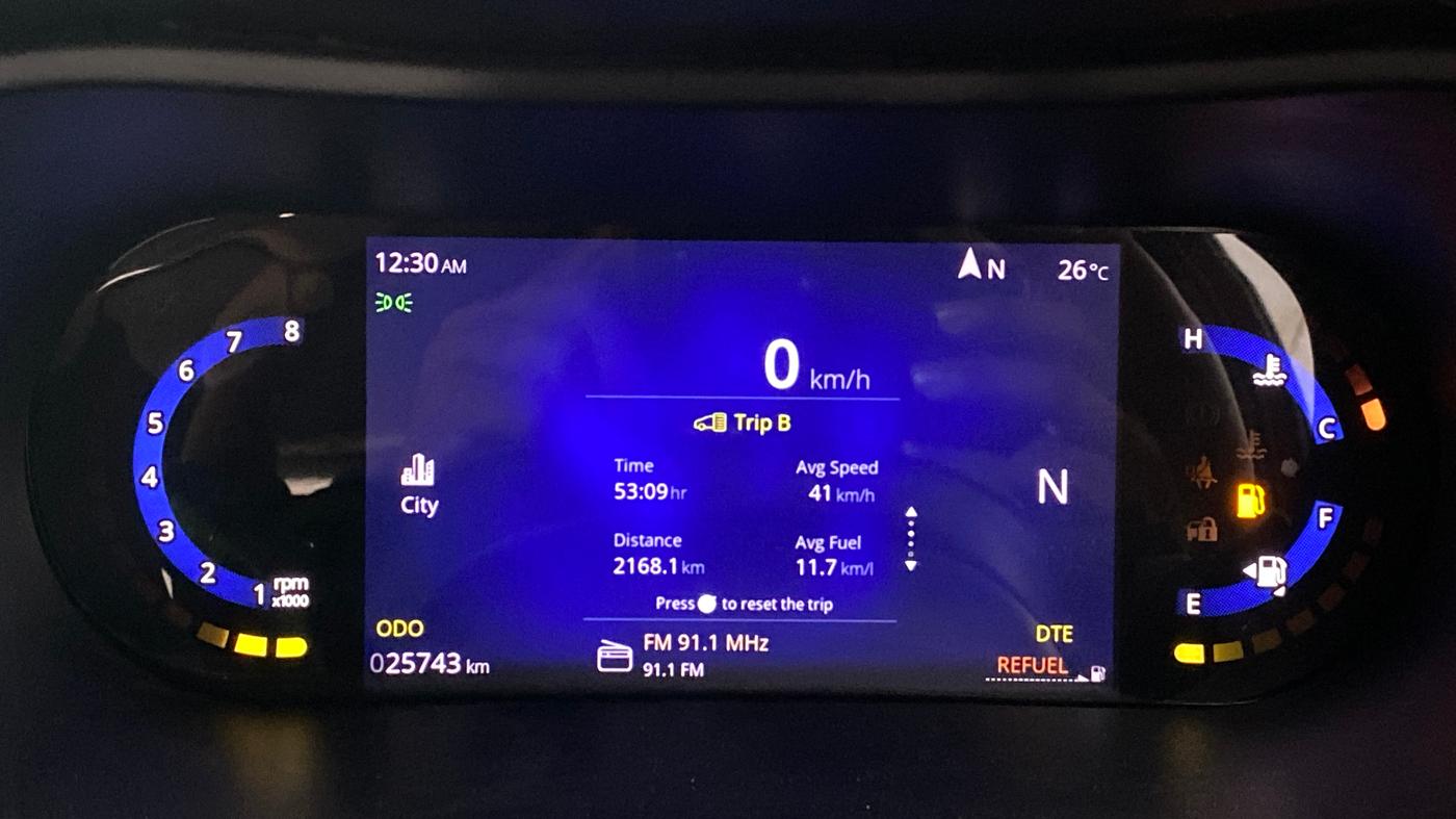 2024 Tata NEXON CREATIVE PLUS 1.2 REVOTRON 7 DCA DT, Petrol, Automatic, 25,742 km, Odometer Image