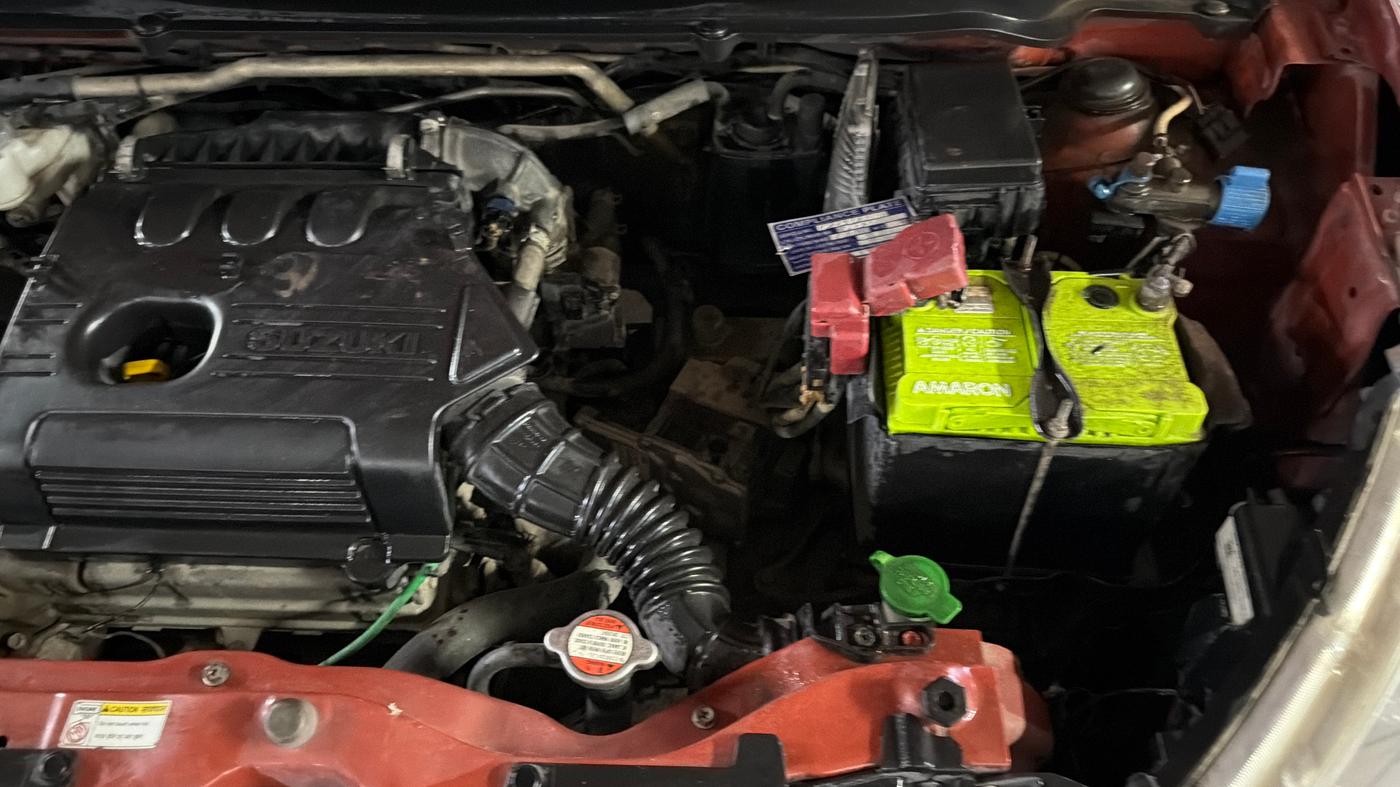 2014 Maruti Celerio VXI AMT, CNG, Automatic, 1,08,443 km, Engine View - Left