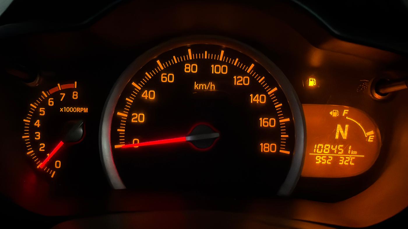 2014 Maruti Celerio VXI AMT, CNG, Automatic, 1,08,443 km, Odometer Image