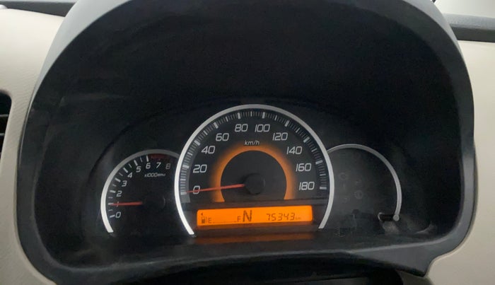 2016 Maruti Wagon R 1.0 VXI AMT, Petrol, Automatic, 75,342 km, Odometer Image