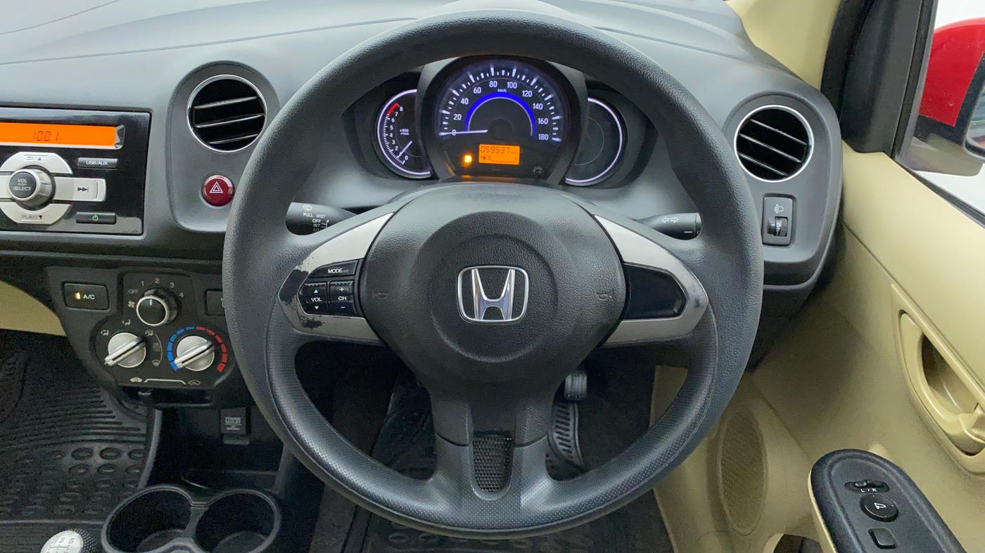 2016 Honda Brio 1.2 S MT I VTEC, Petrol, Manual, 59,622 km, Steering Wheel Close Up
