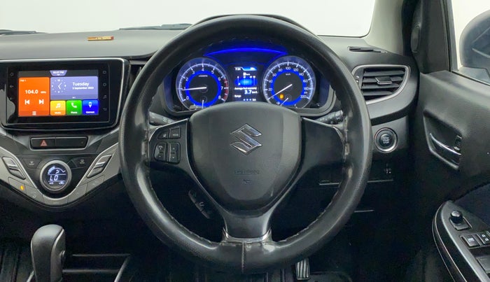 2019 Maruti Baleno ZETA CVT PETROL 1.2, Petrol, Automatic, 39,982 km, Steering Wheel Close Up
