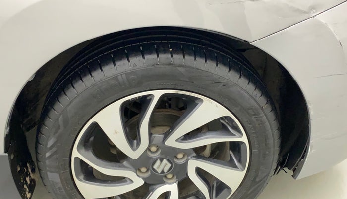 2019 Maruti Baleno ZETA CVT PETROL 1.2, Petrol, Automatic, 39,982 km, Right fender - Lining loose
