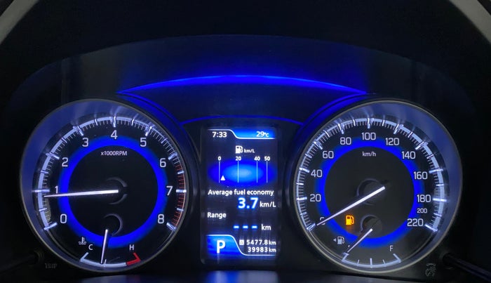 2019 Maruti Baleno ZETA CVT PETROL 1.2, Petrol, Automatic, 39,982 km, Odometer Image