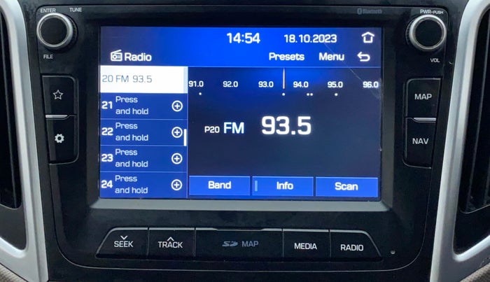 2019 Hyundai Creta SX (O) EXECUTIVE 1.6 PETROL, Petrol, Manual, 64,393 km, Infotainment System