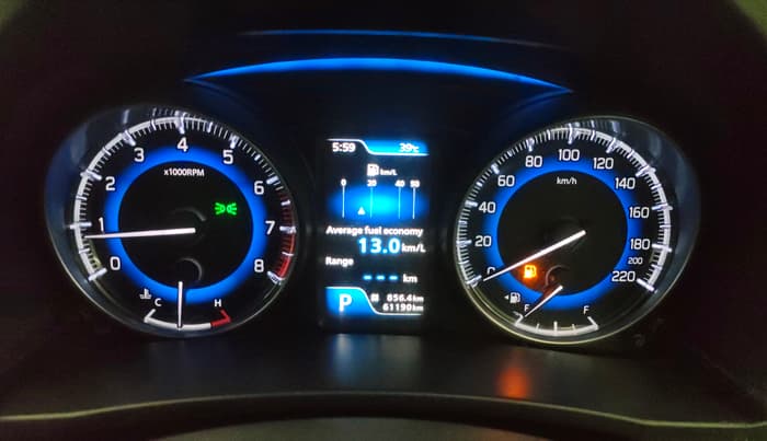 2017 Maruti Baleno ALPHA CVT PETROL 1.2, Petrol, Automatic, 61,180 km, Odometer Image