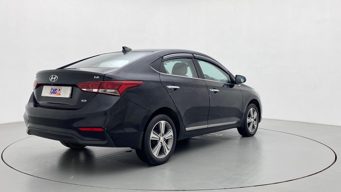2019 Hyundai Verna 1.6 VTVT SX, CNG, Manual, 82,327 km, Right Back Diagonal