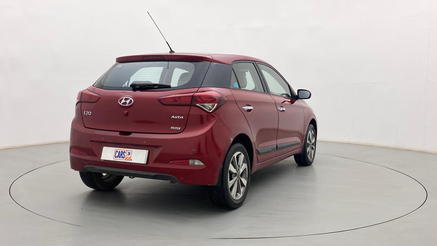 2015 Hyundai Elite i20 ASTA 1.2, Petrol, Manual, 78,330 km, Right Back Diagonal