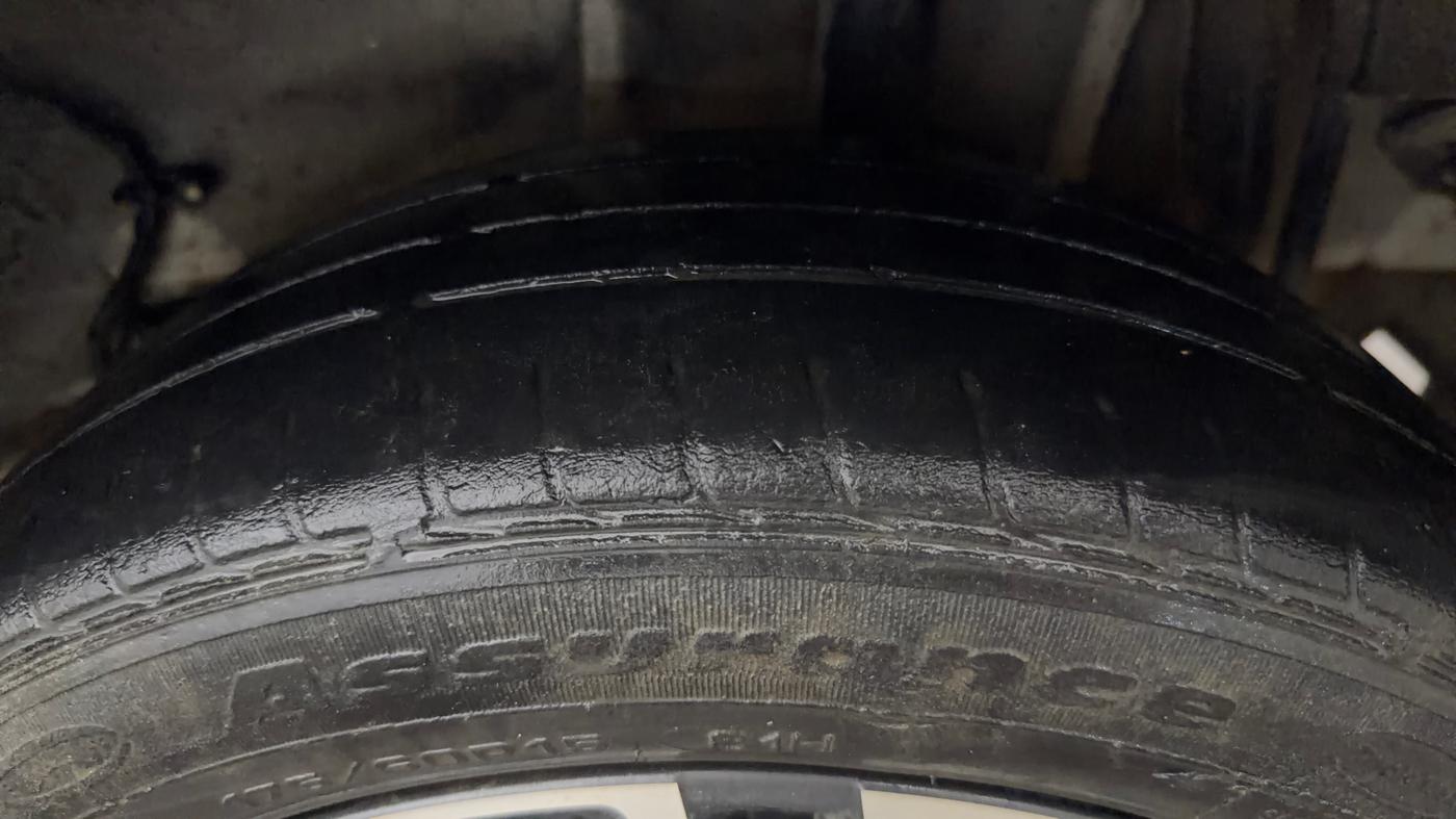 2022 Tata Tiago XZA PLUS PETROL, Petrol, Automatic, 76,725 km, Left Rear Tyre Tread