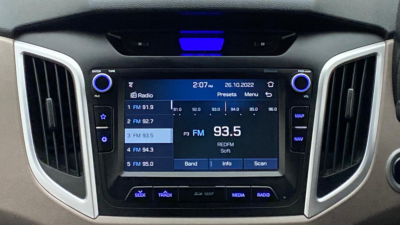 2018 Hyundai Creta 1.6 VTVT SX AUTO, Petrol, Automatic, 45,788 km, Infotainment System