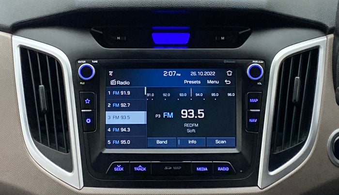 2018 Hyundai Creta 1.6 VTVT SX AUTO, Petrol, Automatic, 45,788 km, Infotainment System
