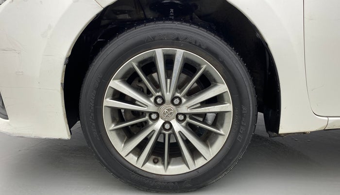 2017 Toyota Corolla Altis VL CVT PETROL, Petrol, Automatic, 98,414 km, Left Front Wheel