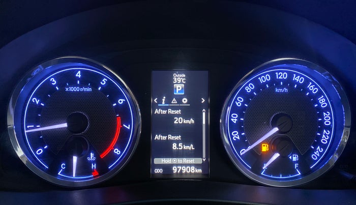 2017 Toyota Corolla Altis VL CVT PETROL, Petrol, Automatic, 98,414 km, Odometer Image