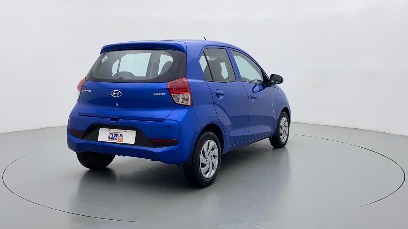 2019 Hyundai NEW SANTRO 1.1 SPORTZ MT CNG, CNG, Manual, 19,169 km, Right Back Diagonal