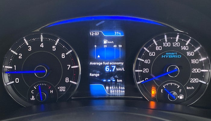 2020 Maruti Ciaz ALPHA 1.5 SHVS PETROL, Petrol, Manual, 84,080 km, Odometer Image