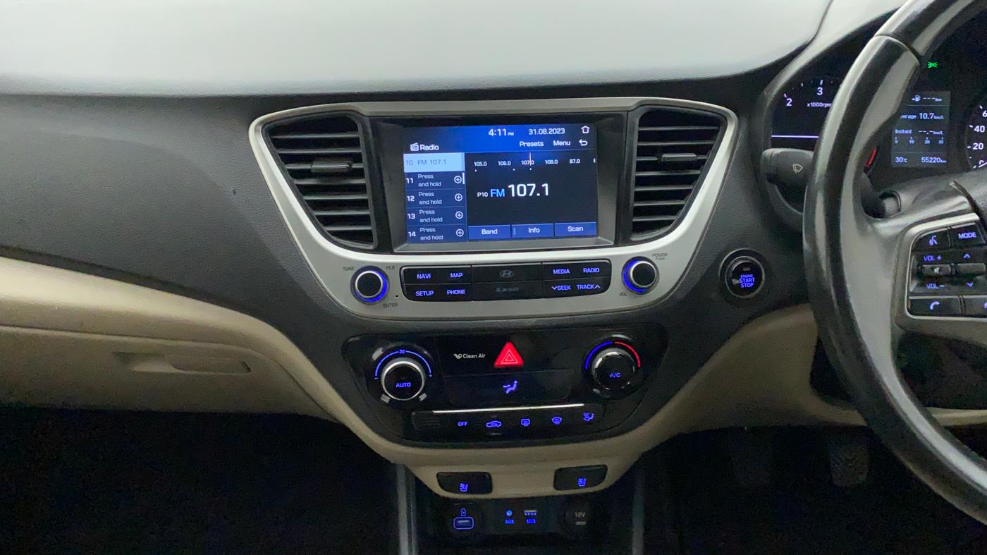 2018 Hyundai Verna 1.6 SX (O) CRDI MT, Diesel, Manual, 55,220 km, Air Conditioner
