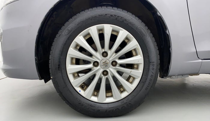 2017 Maruti Ciaz ZETA 1.4 VVT AMT, Petrol, Automatic, 30,492 km, Left Front Wheel