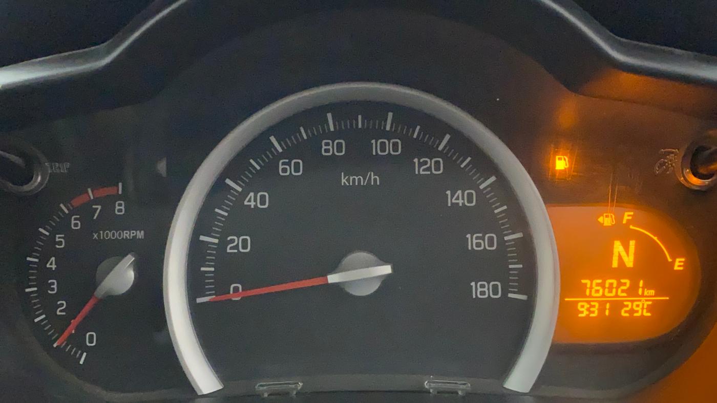 2015 Maruti Celerio VXI AMT, Petrol, Automatic, 76,021 km, Odometer Image