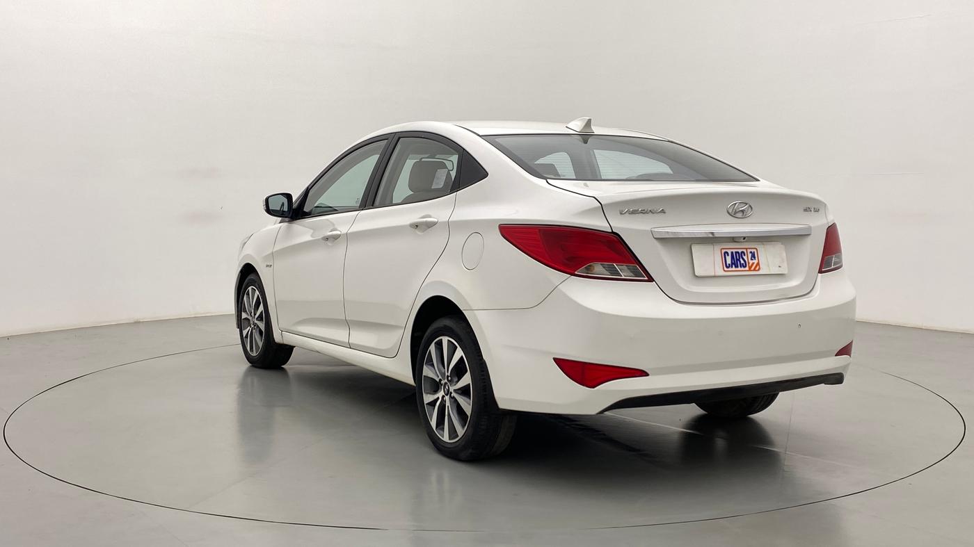 2016 Hyundai Verna FLUIDIC 1.6 VTVT SX AT, Petrol, Automatic, 29,406 km, Left Back Diagonal