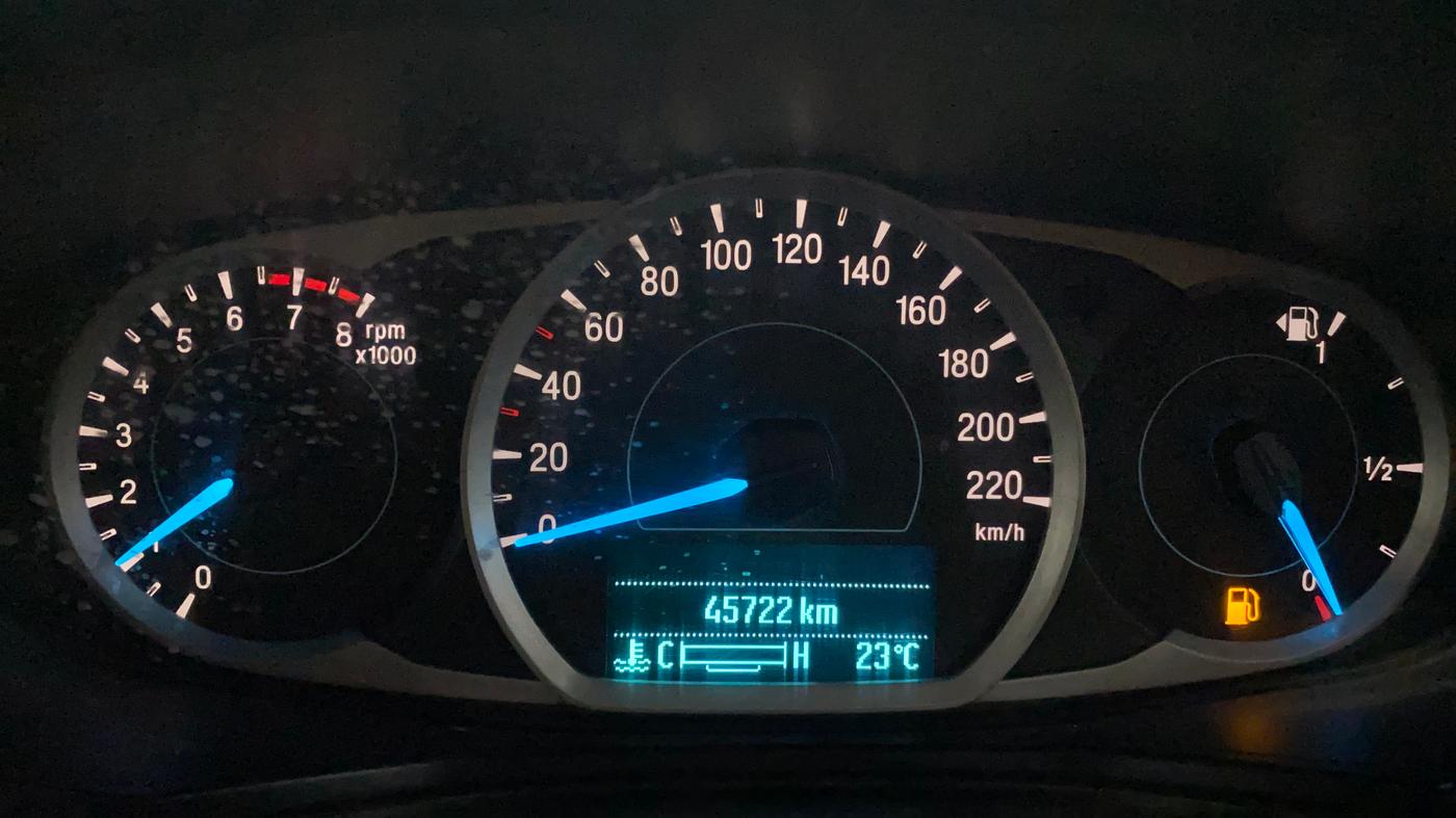 2018 Ford Figo Aspire TITANIUM 1.2 PETROL, Petrol, Manual, 45,715 km, Odometer Image