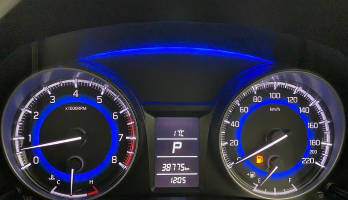 2017 Maruti Baleno DELTA CVT PETROL 1.2, Petrol, Automatic, 38,775 km, Odometer Image