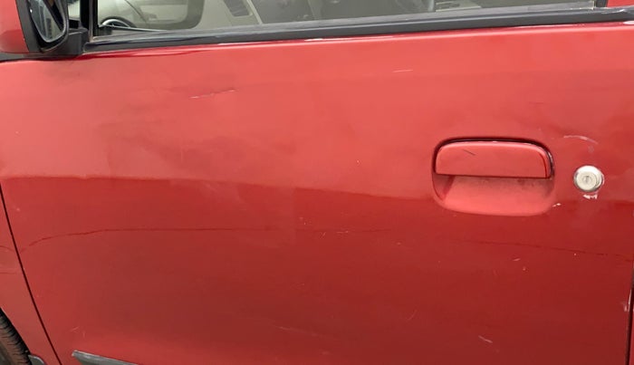 2014 Maruti Wagon R 1.0 VXI, Petrol, Manual, 79,204 km, Front passenger door - Slightly dented