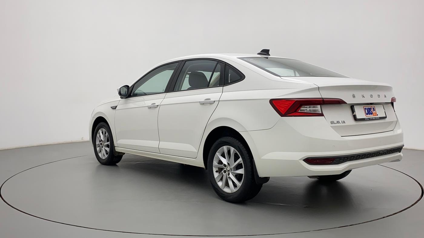 2022 Skoda SLAVIA AMBITION 1.0L TSI AT, Petrol, Automatic, 23,405 km, Left Back Diagonal