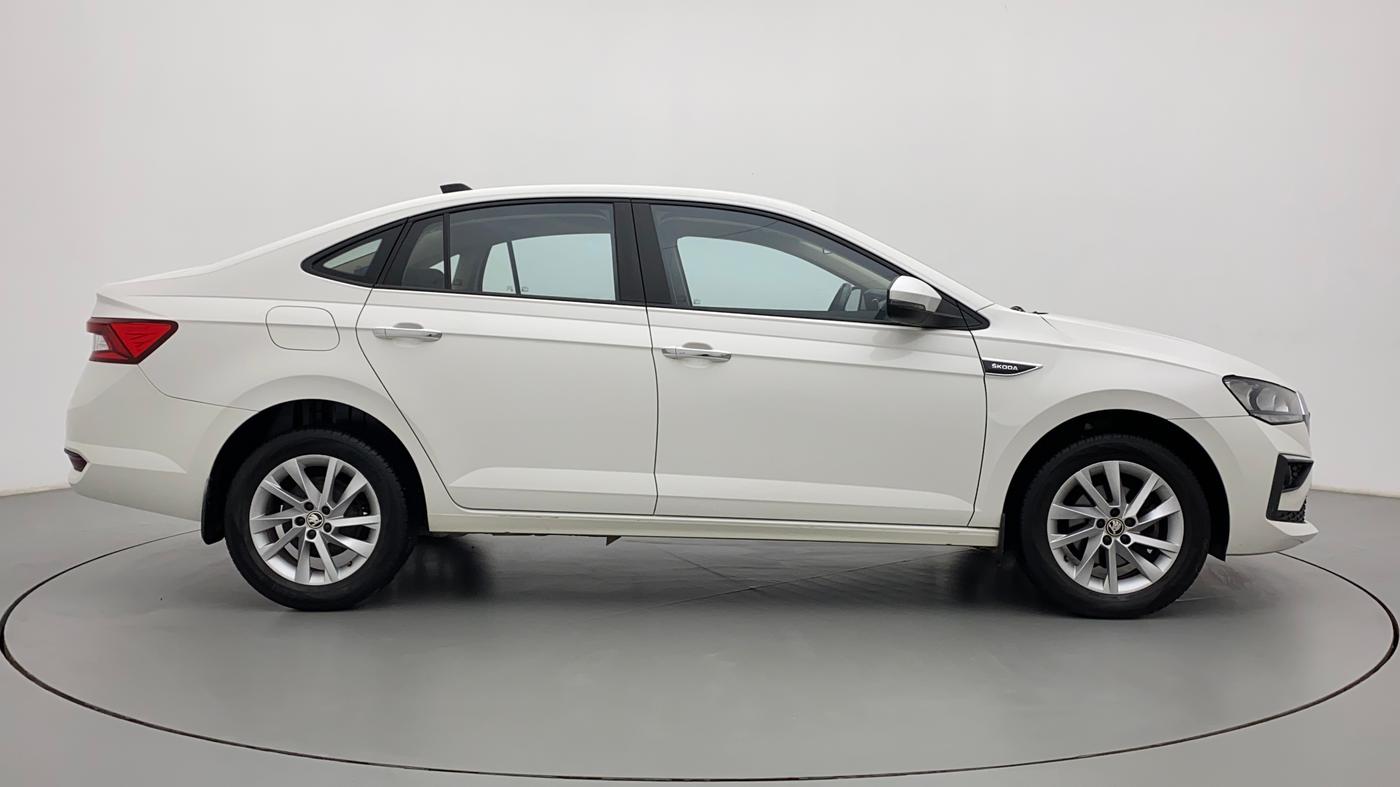 2022 Skoda SLAVIA AMBITION 1.0L TSI AT, Petrol, Automatic, 23,405 km, Right Side View