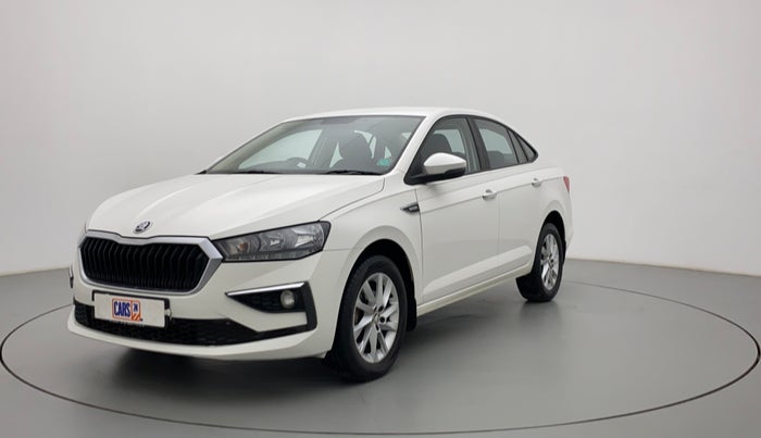 2022 Skoda SLAVIA AMBITION 1.0L TSI AT, Petrol, Automatic, 23,405 km, Left Front Diagonal