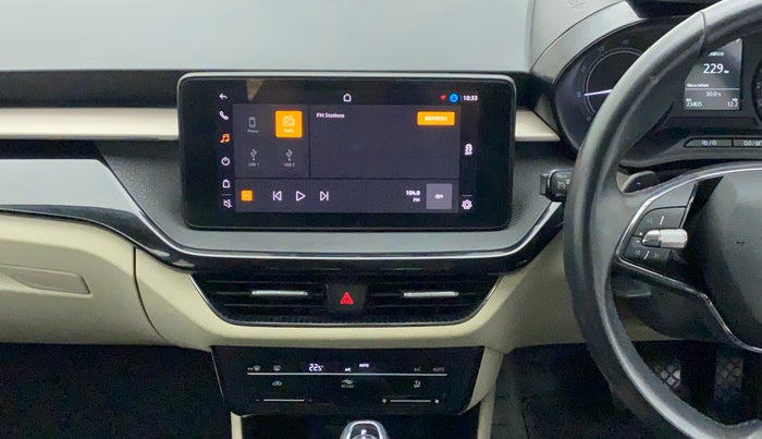 2022 Skoda SLAVIA AMBITION 1.0L TSI AT, Petrol, Automatic, 23,405 km, Air Conditioner