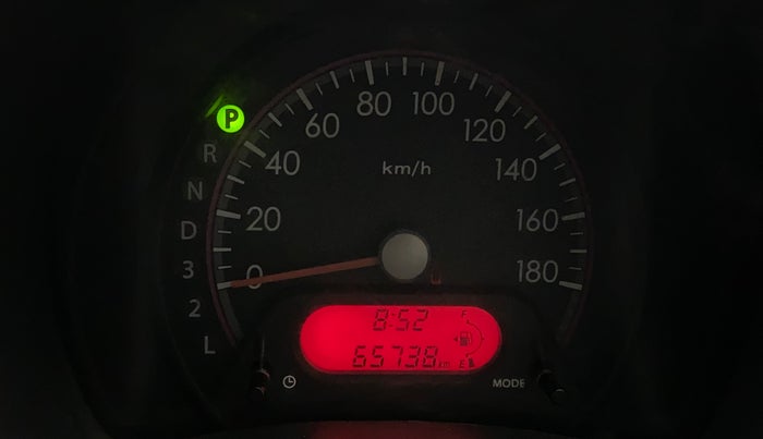 2012 Maruti A Star VXI (ABS) AT, Petrol, Automatic, 65,786 km, Odometer Image