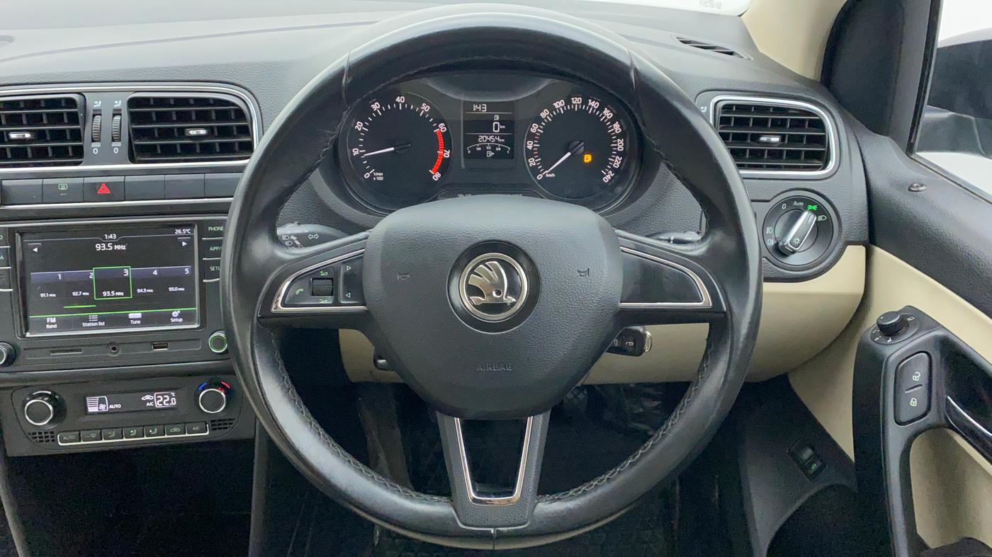 2019 Skoda Rapid STYLE 1.6 MPI MT, Petrol, Manual, 20,958 km, Steering Wheel Close Up