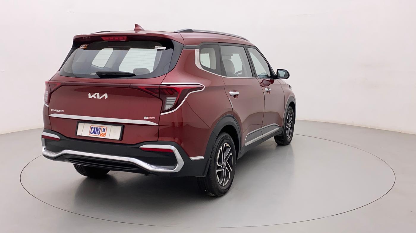 2022 KIA CARENS LUXURY PLUS 1.4 PETROL 7 STR, Petrol, Manual, 15,197 km, Right Back Diagonal