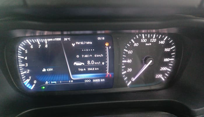 2021 Tata ALTROZ XZ PLUS PETROL DARK EDITION, Petrol, Manual, 56,804 km, Odometer Image