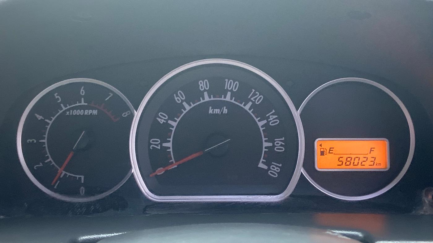 2011 Maruti Alto K10 VXI P, Petrol, Manual, 58,071 km, Odometer Image