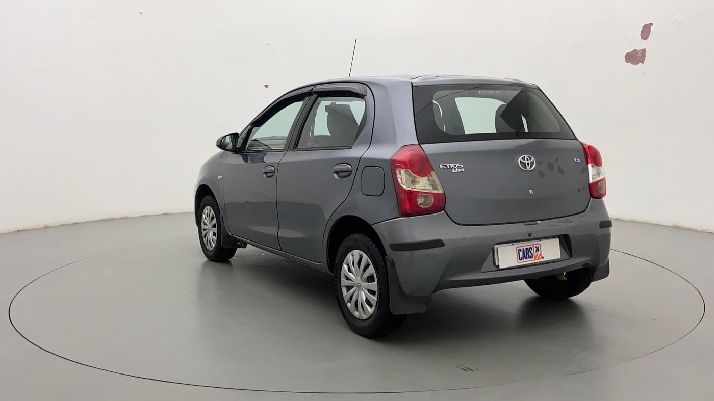 2014 Toyota Etios Liva G, CNG, Manual, 63,871 km, Left Back Diagonal