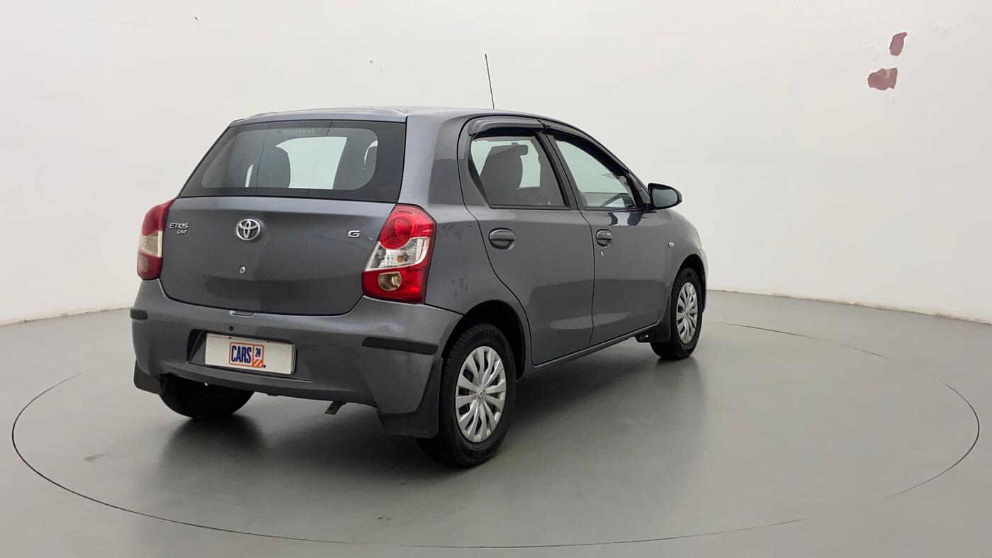 2014 Toyota Etios Liva G, CNG, Manual, 63,871 km, Right Back Diagonal