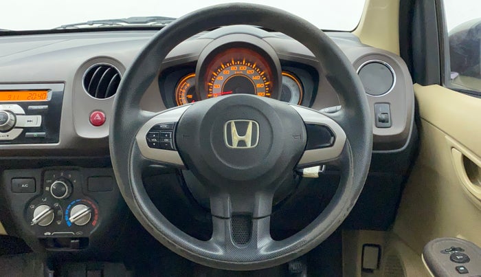 2013 Honda Brio S MT, Petrol, Manual, 75,335 km, Steering Wheel Close Up